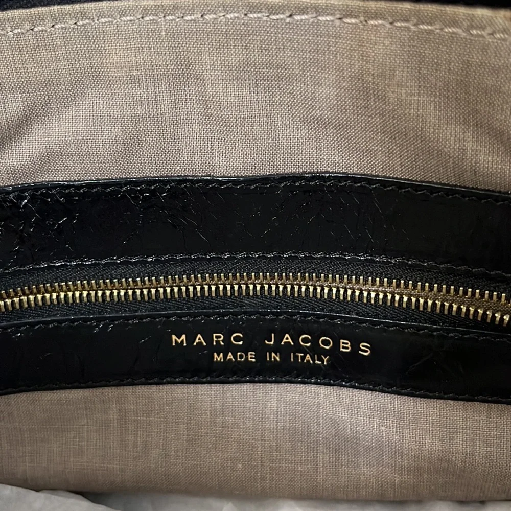 Marc Jacobs INES Leather Made In Italy Satchel Handbag - Picture 11 of 11